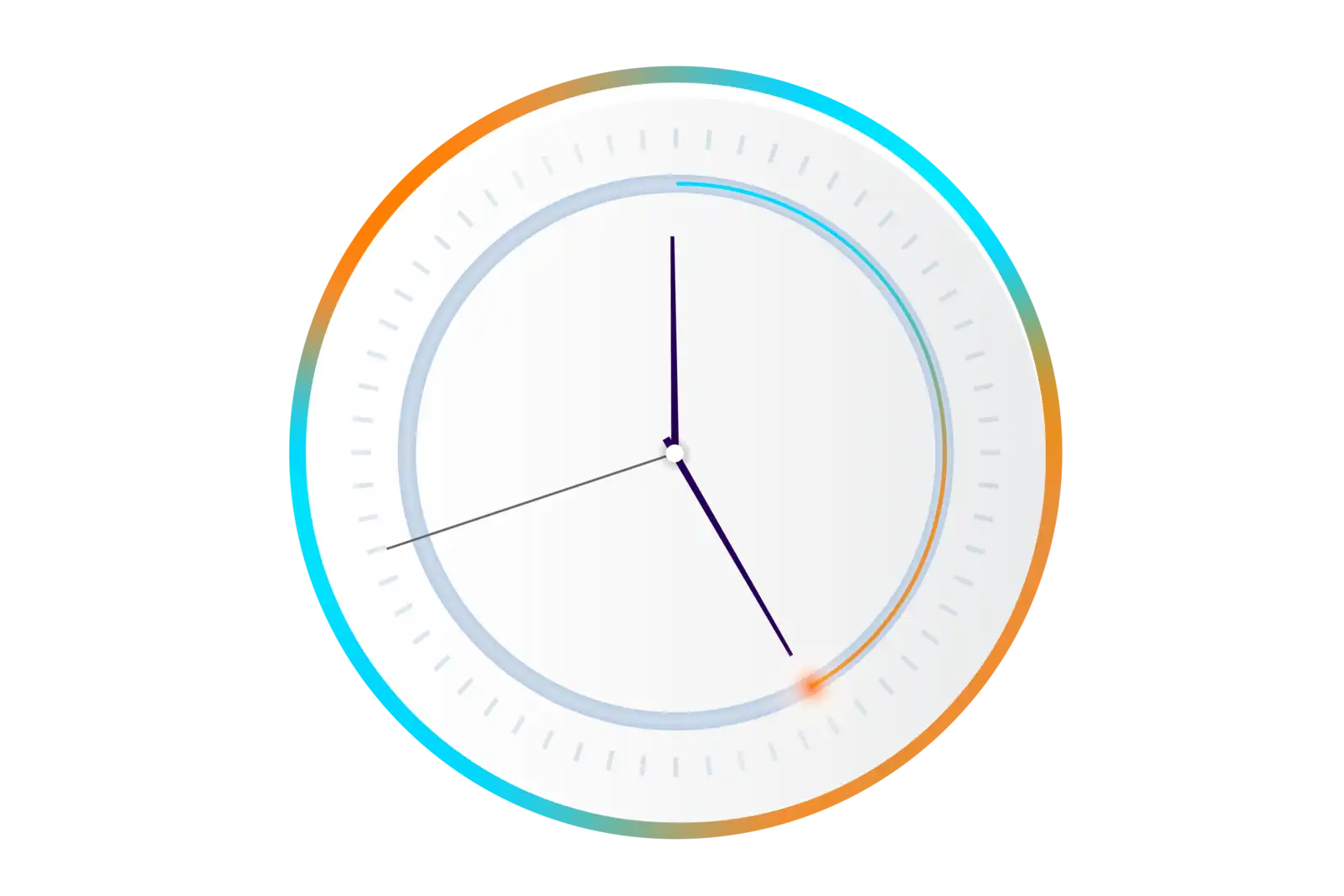 image of a stylized clock