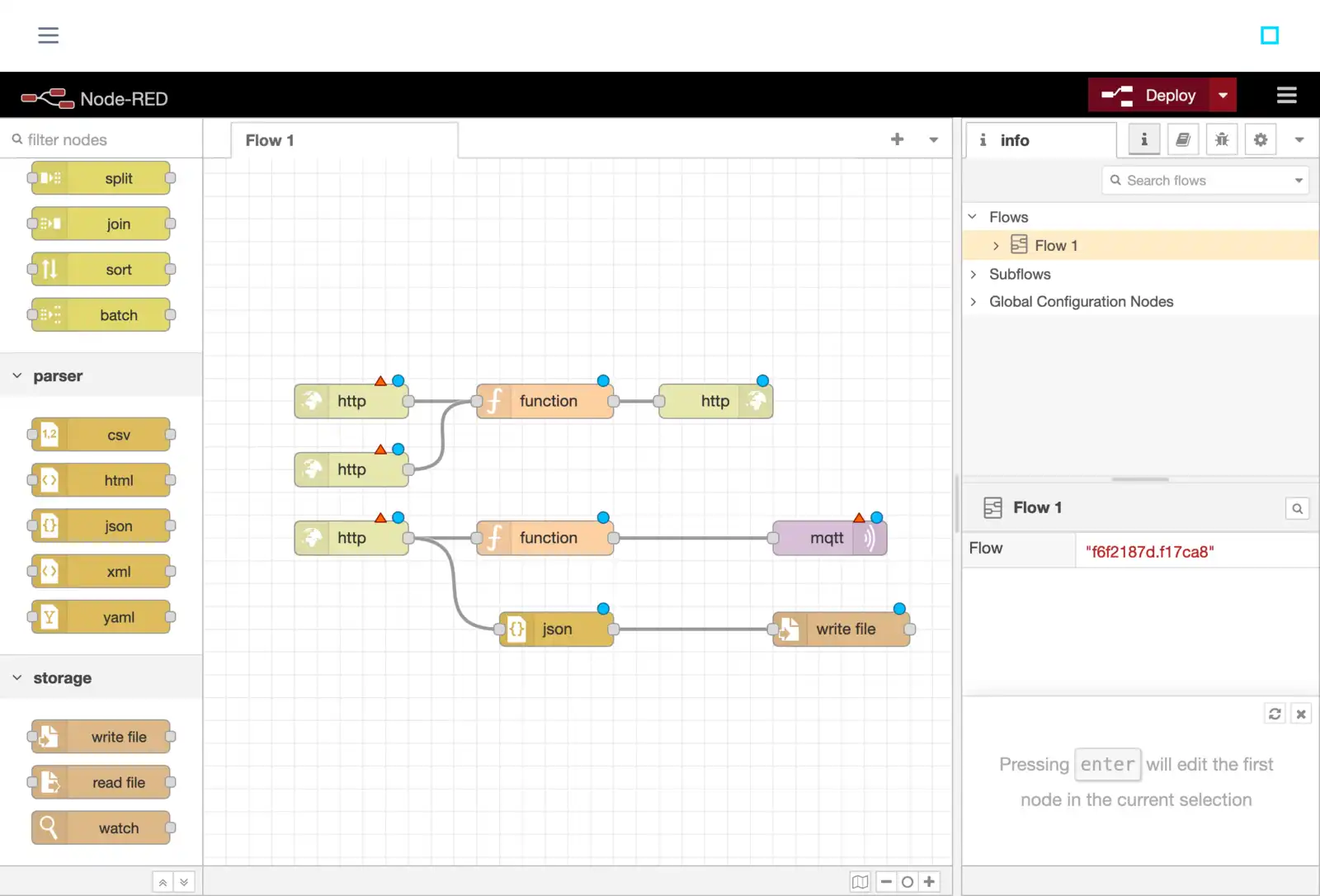 connhex-control's nodered detail page